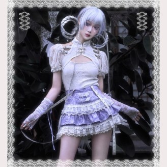 God's Salvation Qi Gothic Skirt by Blood Supply (BSY46)